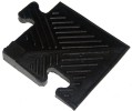 Уголок для резинового бордюра,черный,толщина 12 мм MB Barbell MB-MatB-Cor12  - магазин СпортДоставка. Спортивные товары интернет магазин в Владимире 