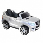 Детский электромобиль Mercedes-Benz ML350 серебристый глянец - магазин СпортДоставка. Спортивные товары интернет магазин в Владимире 