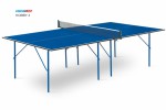 Теннисный стол для помещения swat Hobby 2 blue любительский стол для использования в помещениях 6010 s-dostavka - магазин СпортДоставка. Спортивные товары интернет магазин в Владимире 
