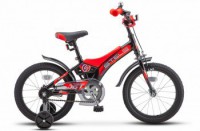 Детский велосипед Stels Jet 16" Z010 черный красный 2022 - магазин СпортДоставка. Спортивные товары интернет магазин в Владимире 