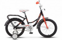 Детский велосипед Stels Flyte 18" Z011 Чёрный красный 2022 - магазин СпортДоставка. Спортивные товары интернет магазин в Владимире 
