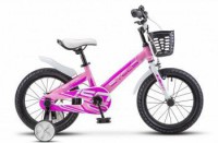 Детский велосипед Stels Pilot-150 16" V010 розовый 2022 - магазин СпортДоставка. Спортивные товары интернет магазин в Владимире 