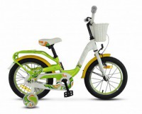 Детский велосипед Stels Pilot-190 16" V030 Зелёный жёлтый белый 2022 - магазин СпортДоставка. Спортивные товары интернет магазин в Владимире 